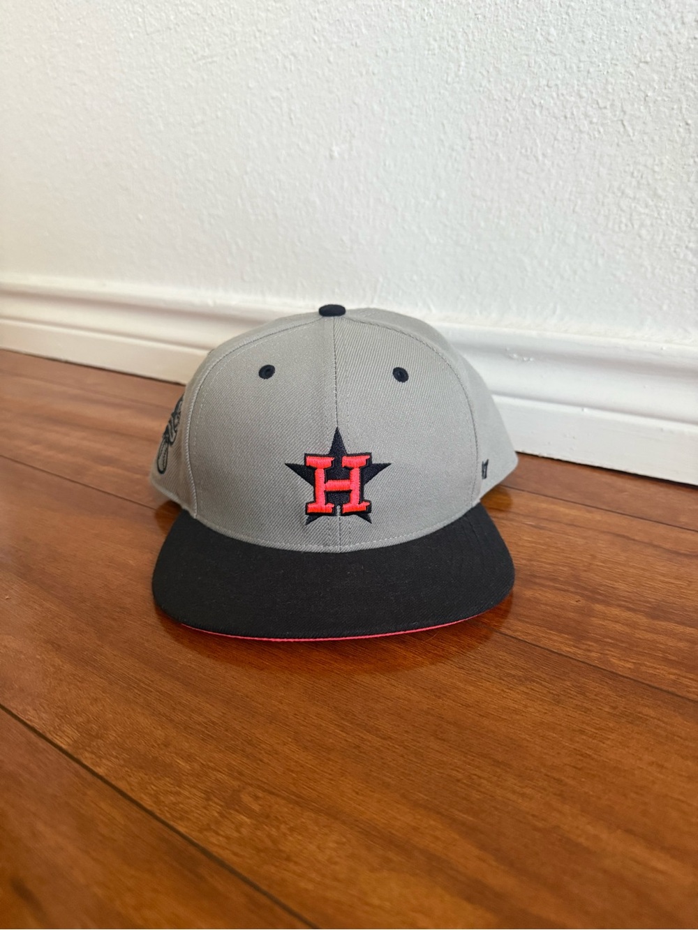 Houston Astros kids Gray and navy blue Fitted Cap